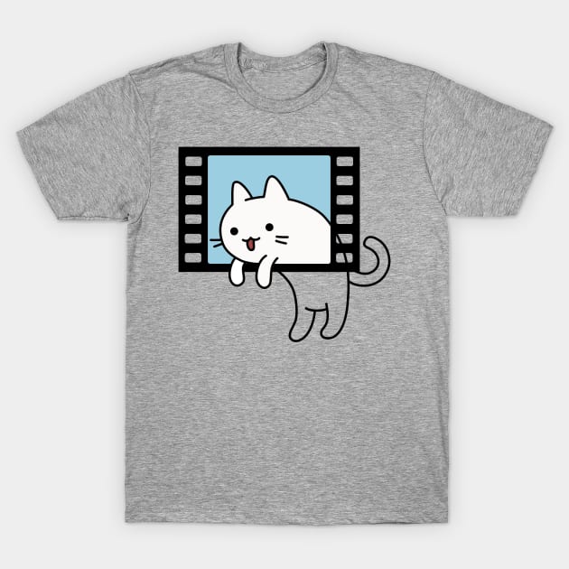 Cat Photo look outside T-Shirt by GlanceCat